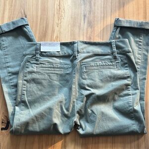 LOFT Sage Green NWT 10P ankle chinos